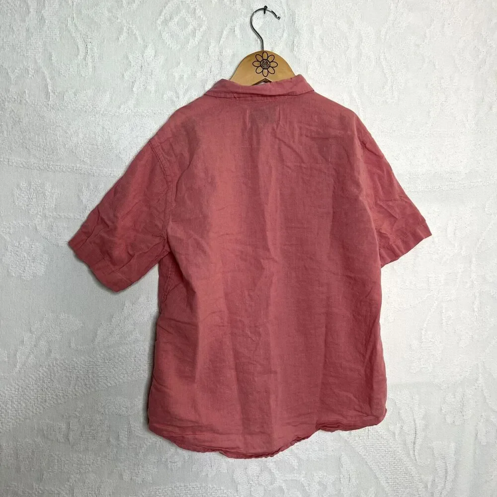 Boy's Pink Button Down Shirt